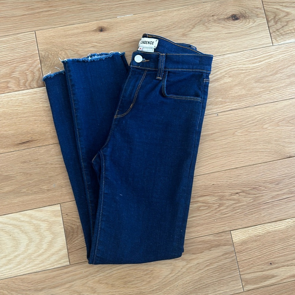 l'agence sada jeans || high waisted cropped || 24